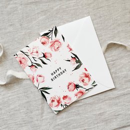 Biglietto d'auguri · Buon Compleanno | Rose