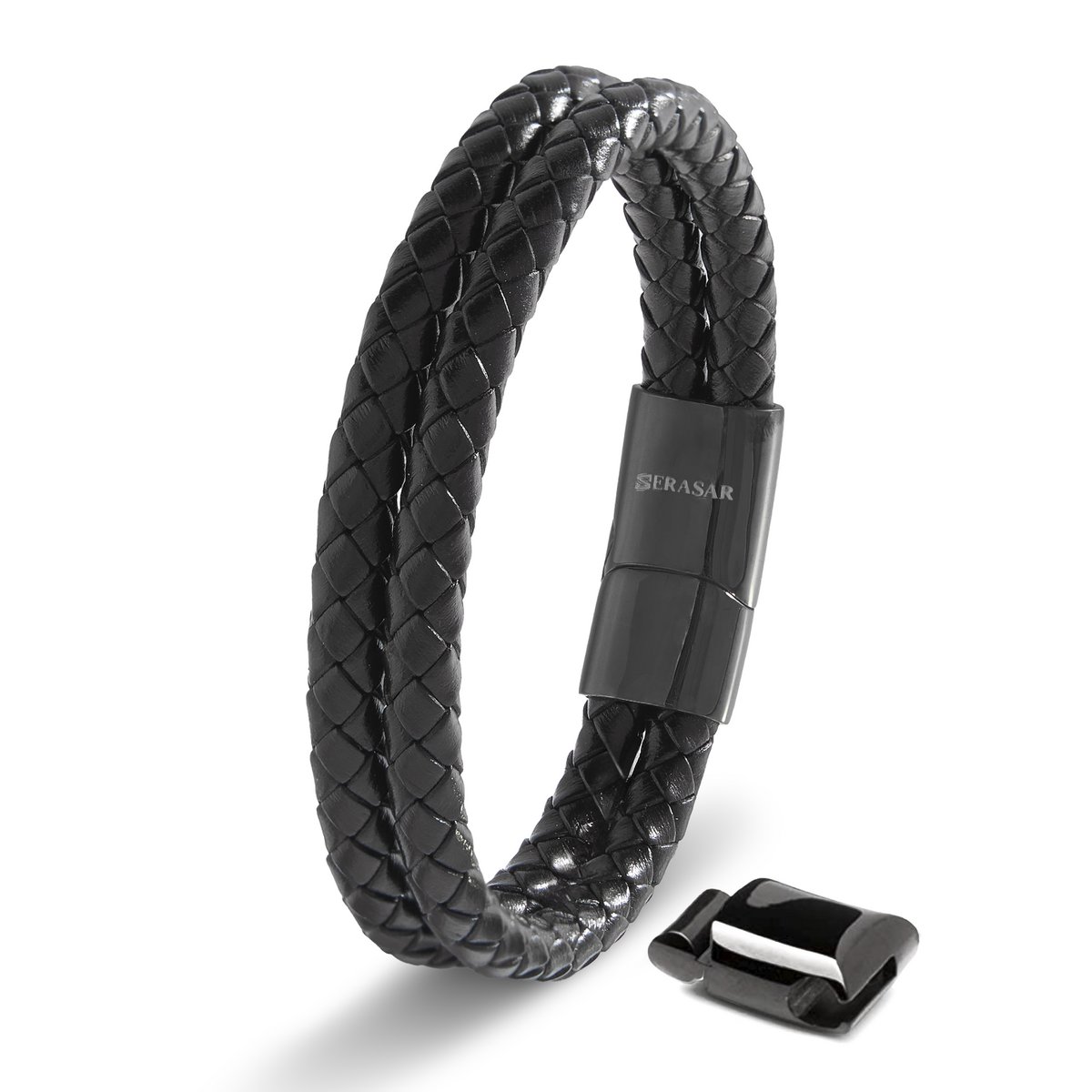 Leather bracelet "Double"
