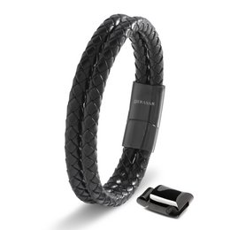 Leather bracelet "Double"