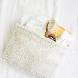 Piórnik Teddy | białawy | Etui do przechowywania | Etui na pieluchy | kosmetyczka