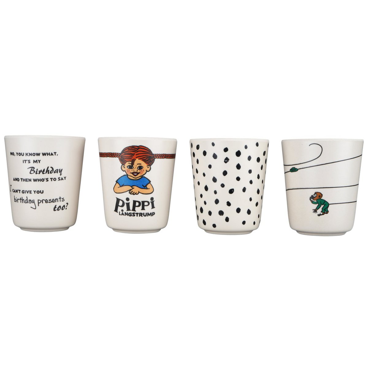Pippi - Set bicchieri - 4 pezzi - Trend
