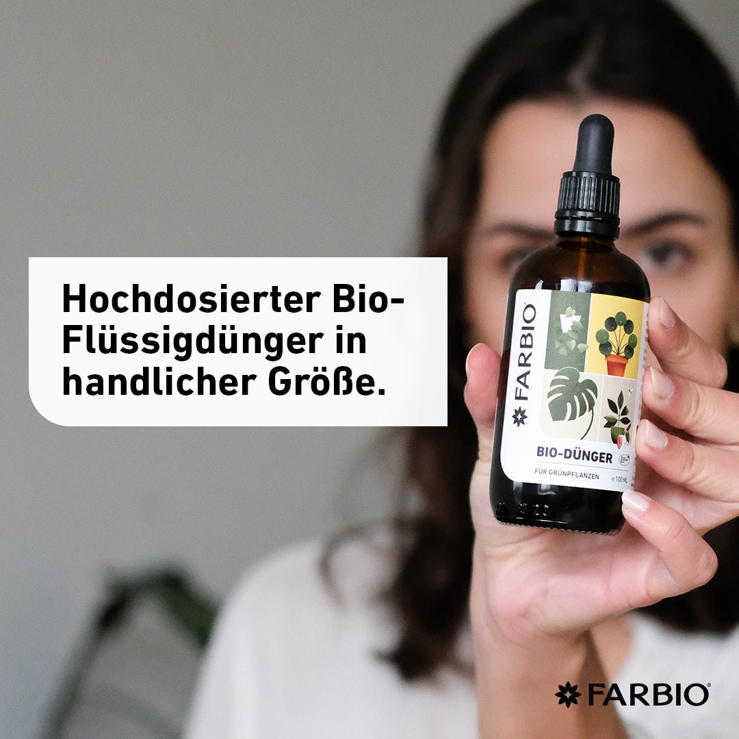 FARBIO® organic liquid fertilizer for green plants | Important nutrients for your plants
