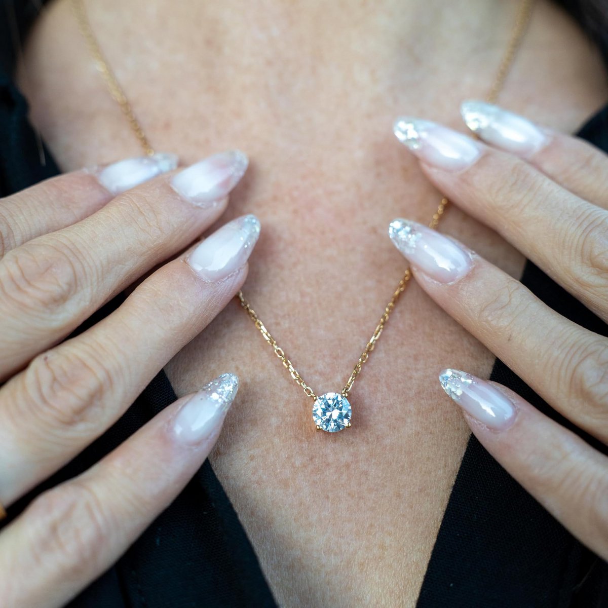 Collier femme "Zircone"