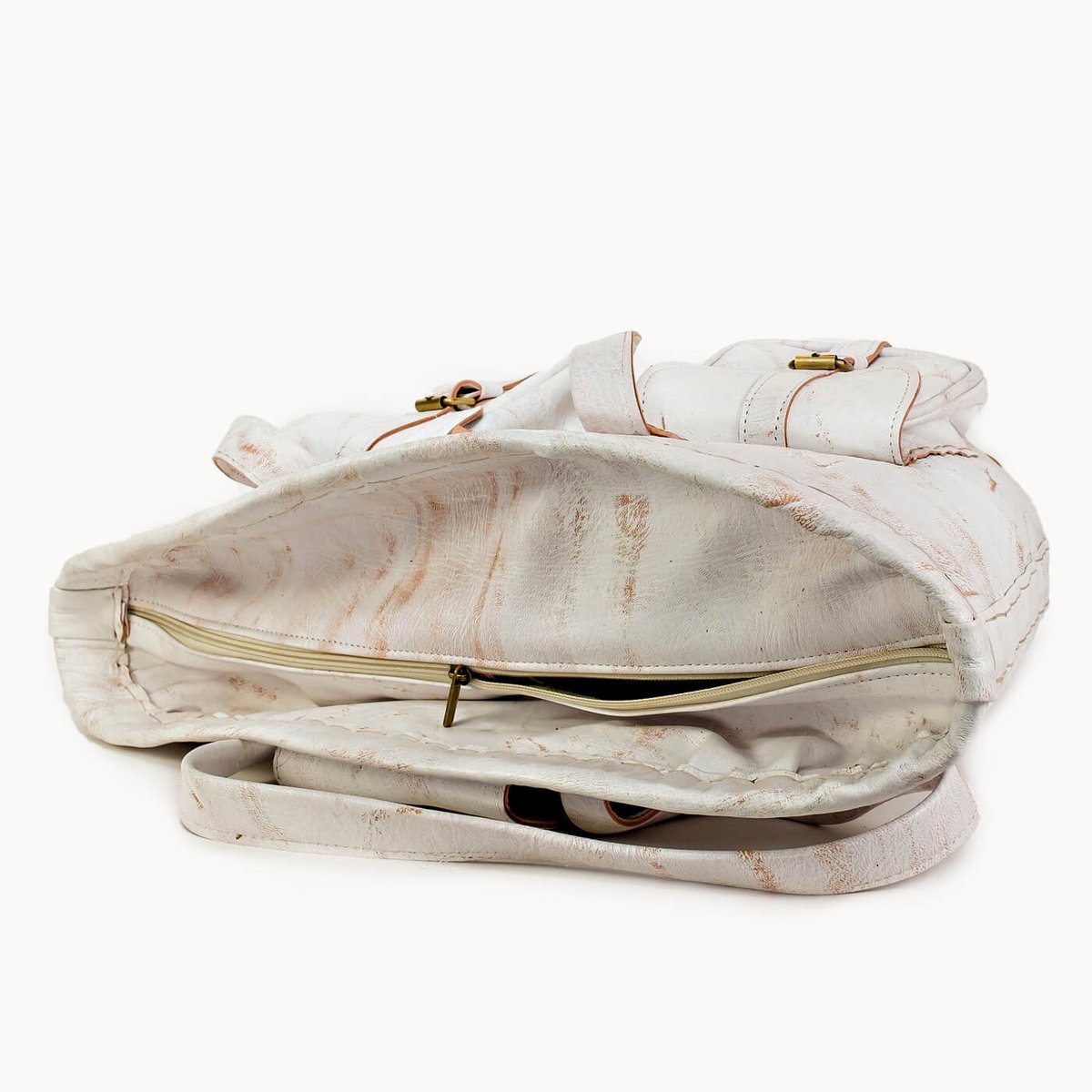 Leather Basket 'Saint Tropez'