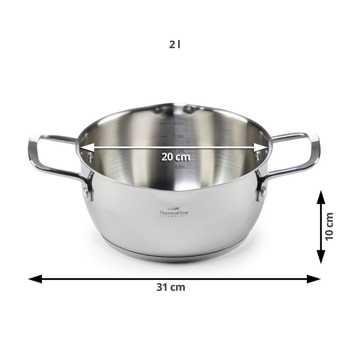 Pour & Cook Casserole with glass lid - 24x12 cm