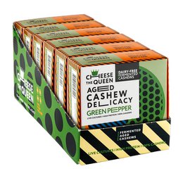 Cheese the Queen "Green Pepper" Aged Delicacy from fermented cashews