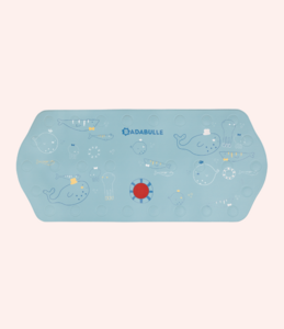 XXL bath mat with temperature indicator