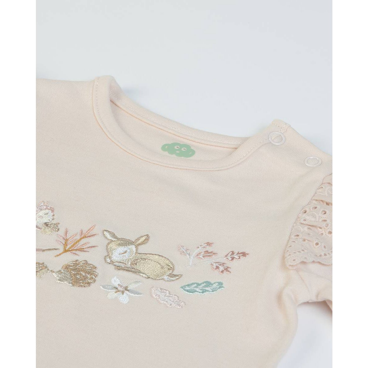 16179 - T-shirt z długim rękawem + spodnie sztruksowe - Organiczny - AW 24/25