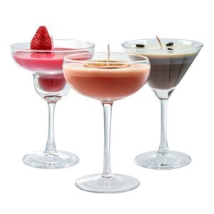 Cocktailkaarsenset