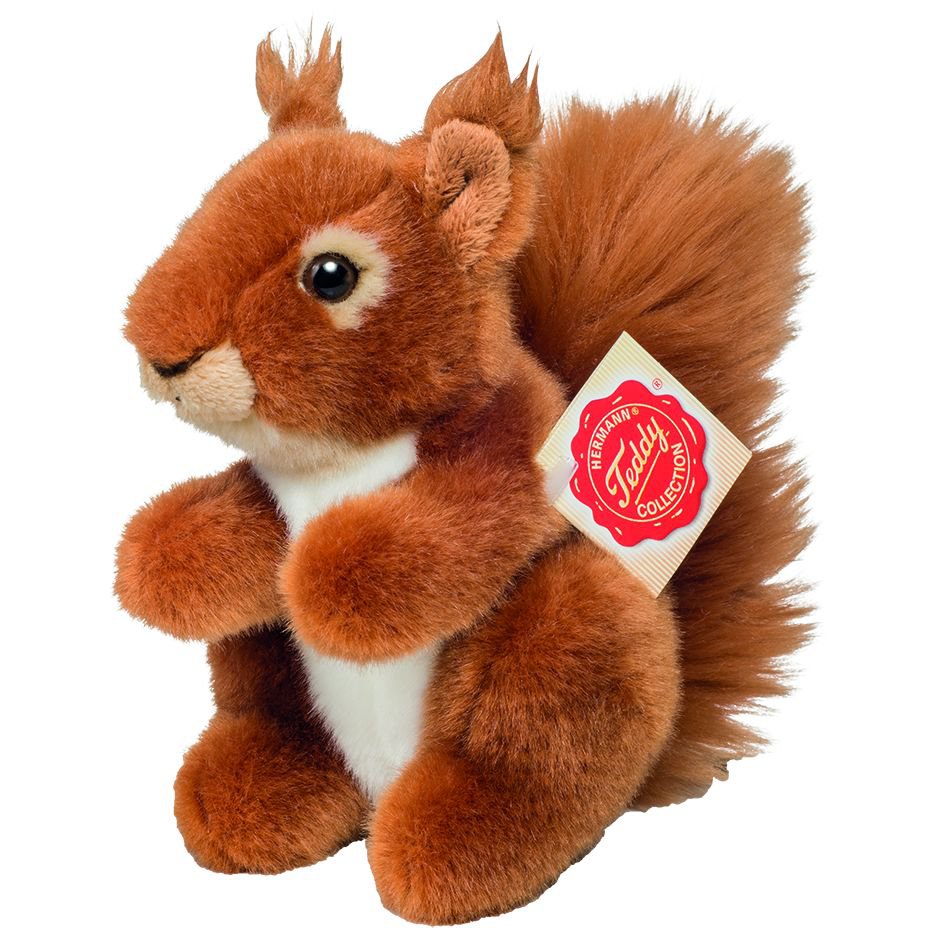 Eekhoorn 14 cm - knuffel - knuffel