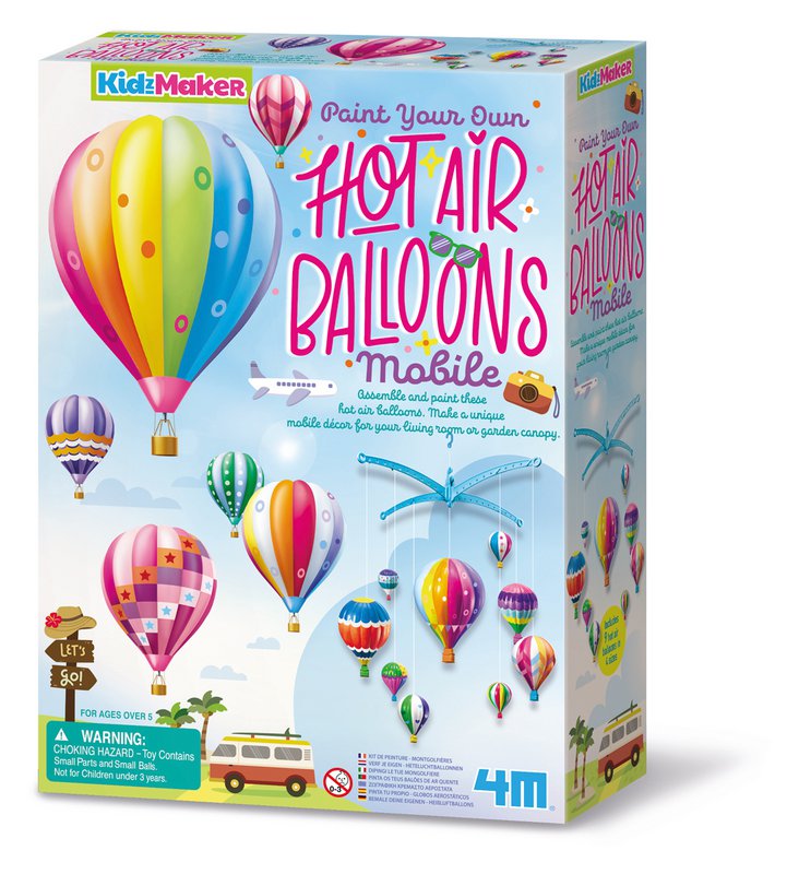 Bemalen Sie Ihre eigenen mobilen Heißluftballons