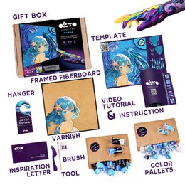 Okto Sensory Art 3D Painting - Manga - Water