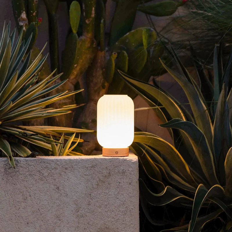Lilly lichtbruine oplaadbare lamp