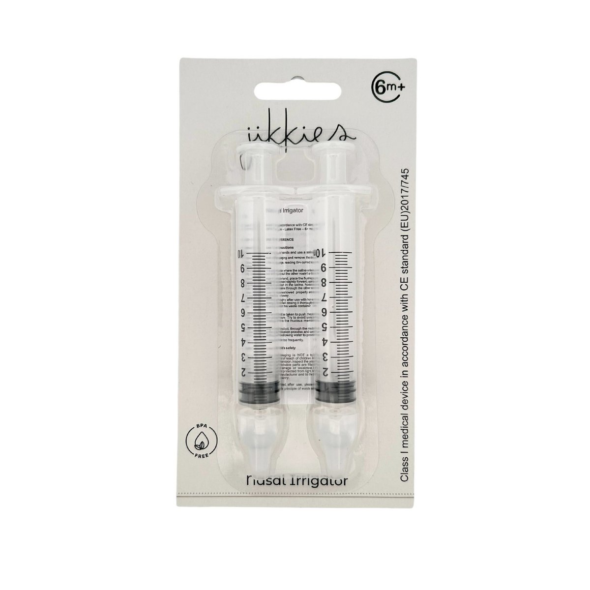 Nose cleaner 2 pieces - For removing excess mucus and clogged nose corridors - 6+ months
