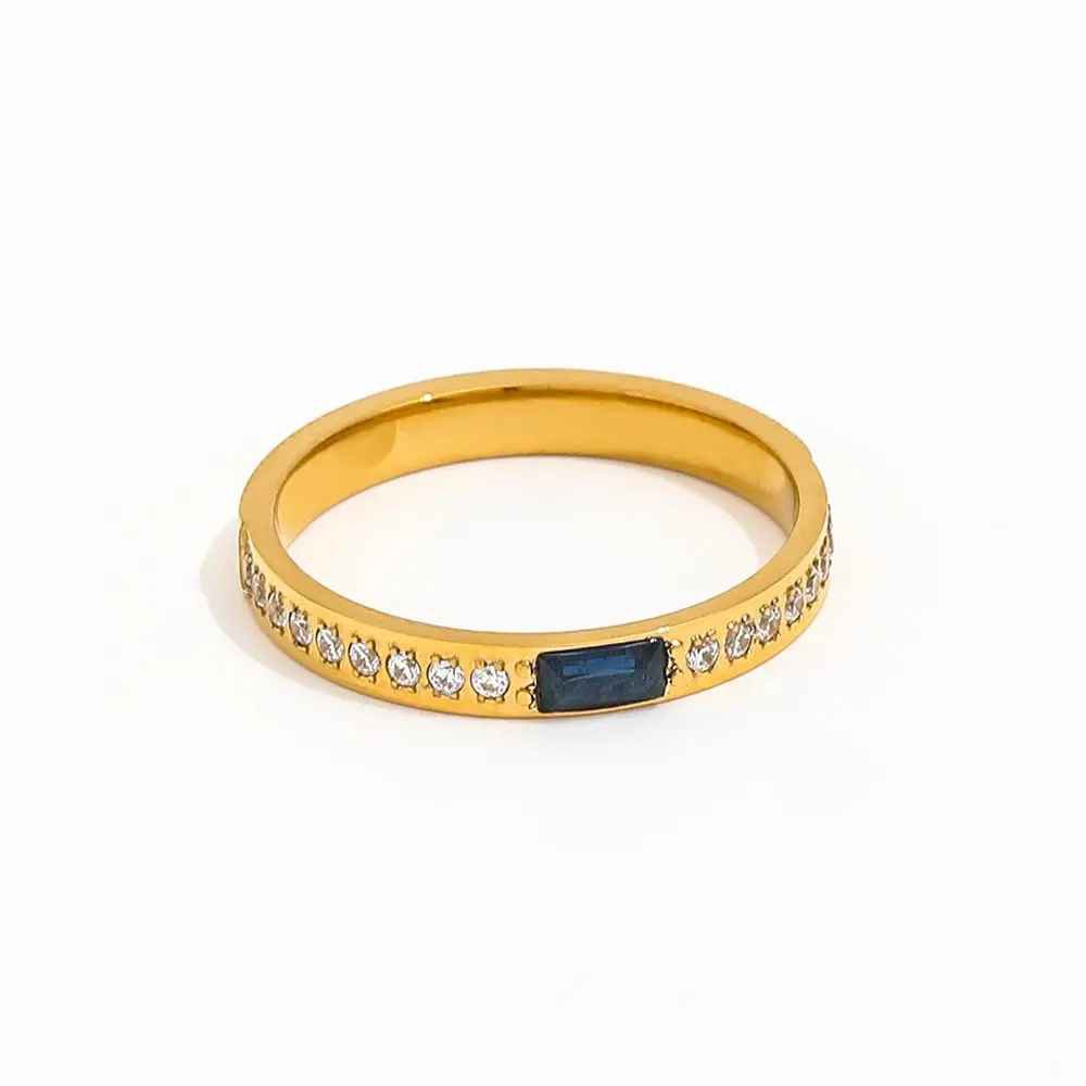 Orban - Half Eternity Pave guldring