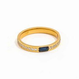 Orban - Half Eternity Pave guldring