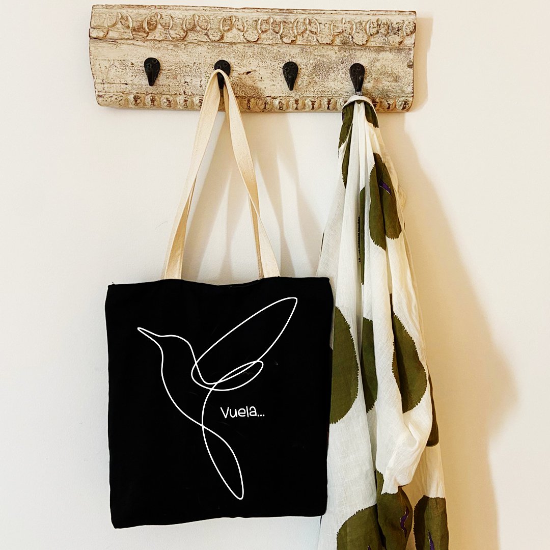 Totebags. Bolso grande modelo "VUELA"