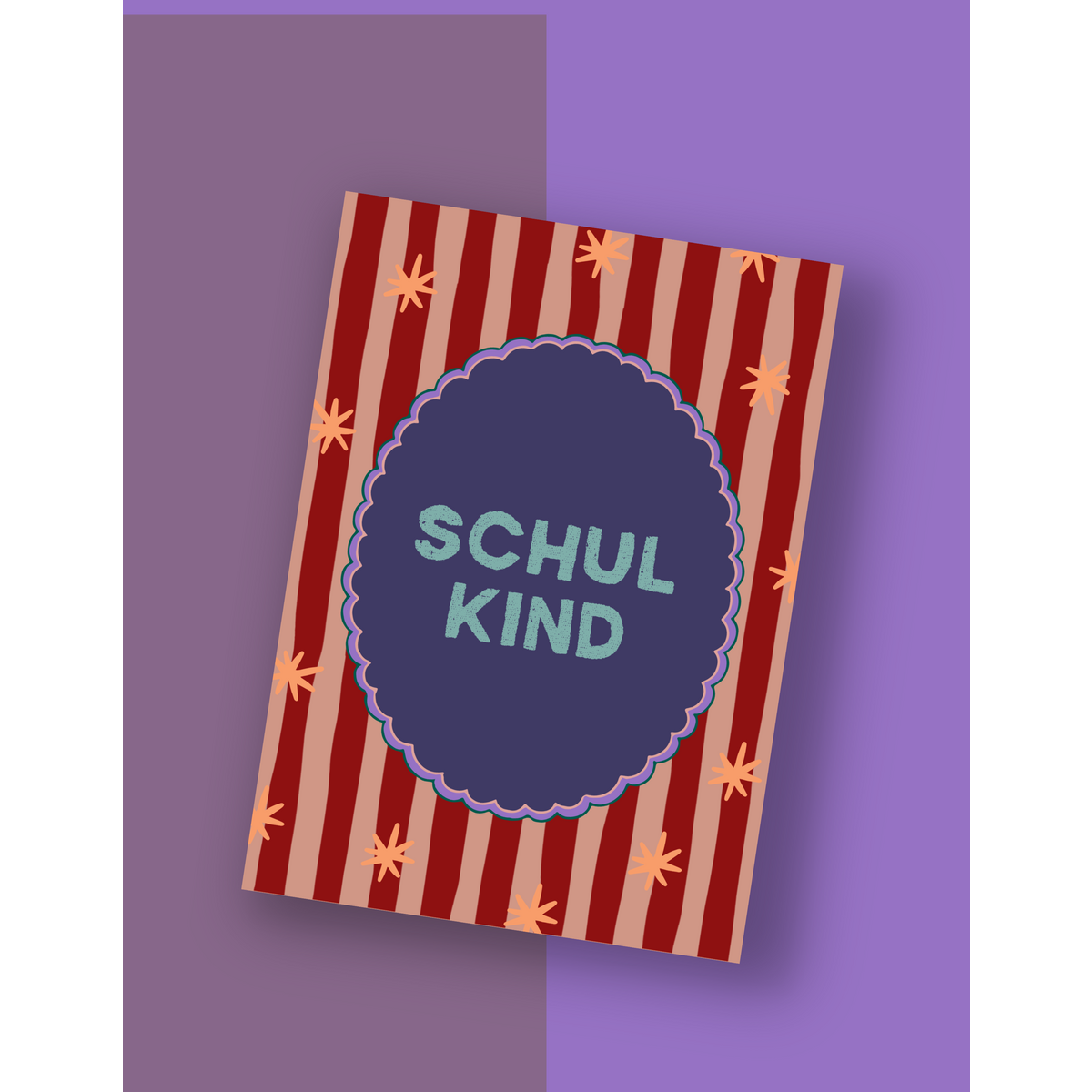 Ansichtkaart "Schoolkind"