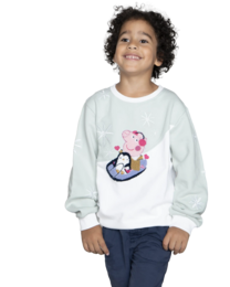 koaa – Peppa Wutz “Winter Time” – Jersey azul/blanco