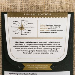 70% mørk chokolade Paquibato Single Estate