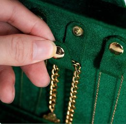 Luxe Velvet Large Jewelry Box