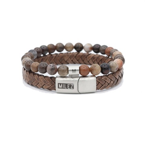 Dames armbanden Set 'Autumn Aura' - zilver