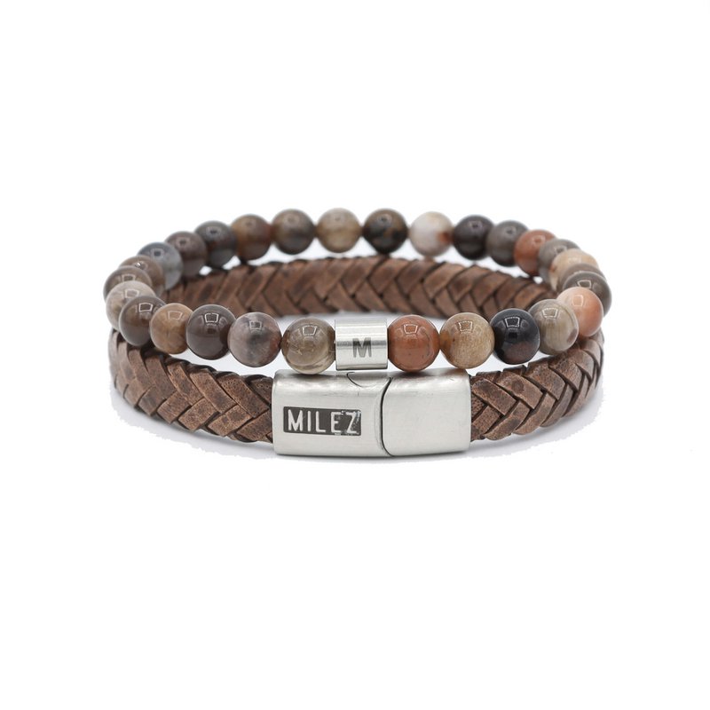 Damen-Armband-Set 'Autumn Aura' - Silber
