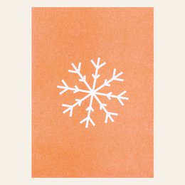 Risographie Carte postale - Néon Flocke - Din A6