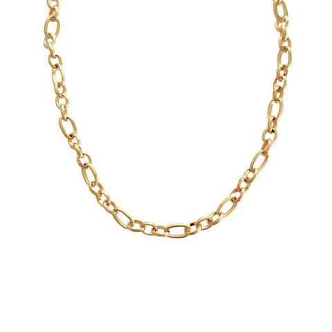 Crazy Link Halskette - Gold