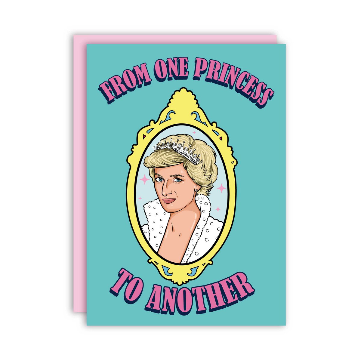From One Princess To Another Princess Diana Greeting Card 