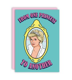 From One Princess To Another Princess Diana Greeting Card 