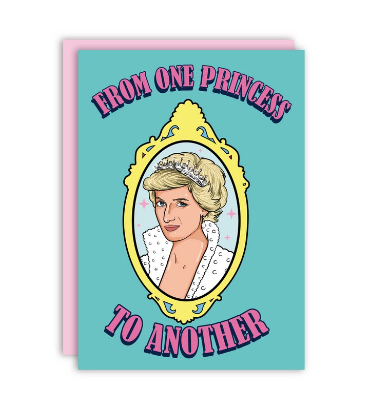 From One Princess To Another Princess Diana Greeting Card 