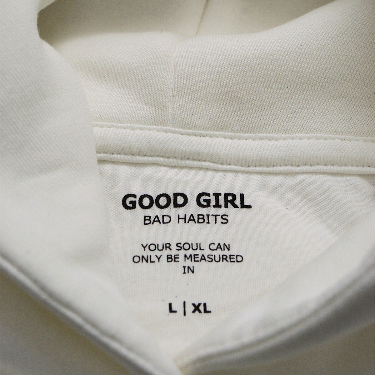 Crop Hoodie "TWENTY YEARS FROM NOW" - Weiss