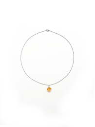 Gemstone necklace with citrine - prosperity and success