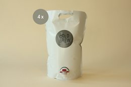 Cold brew coffee in a 3L bag, made from pure Colombian beans.
