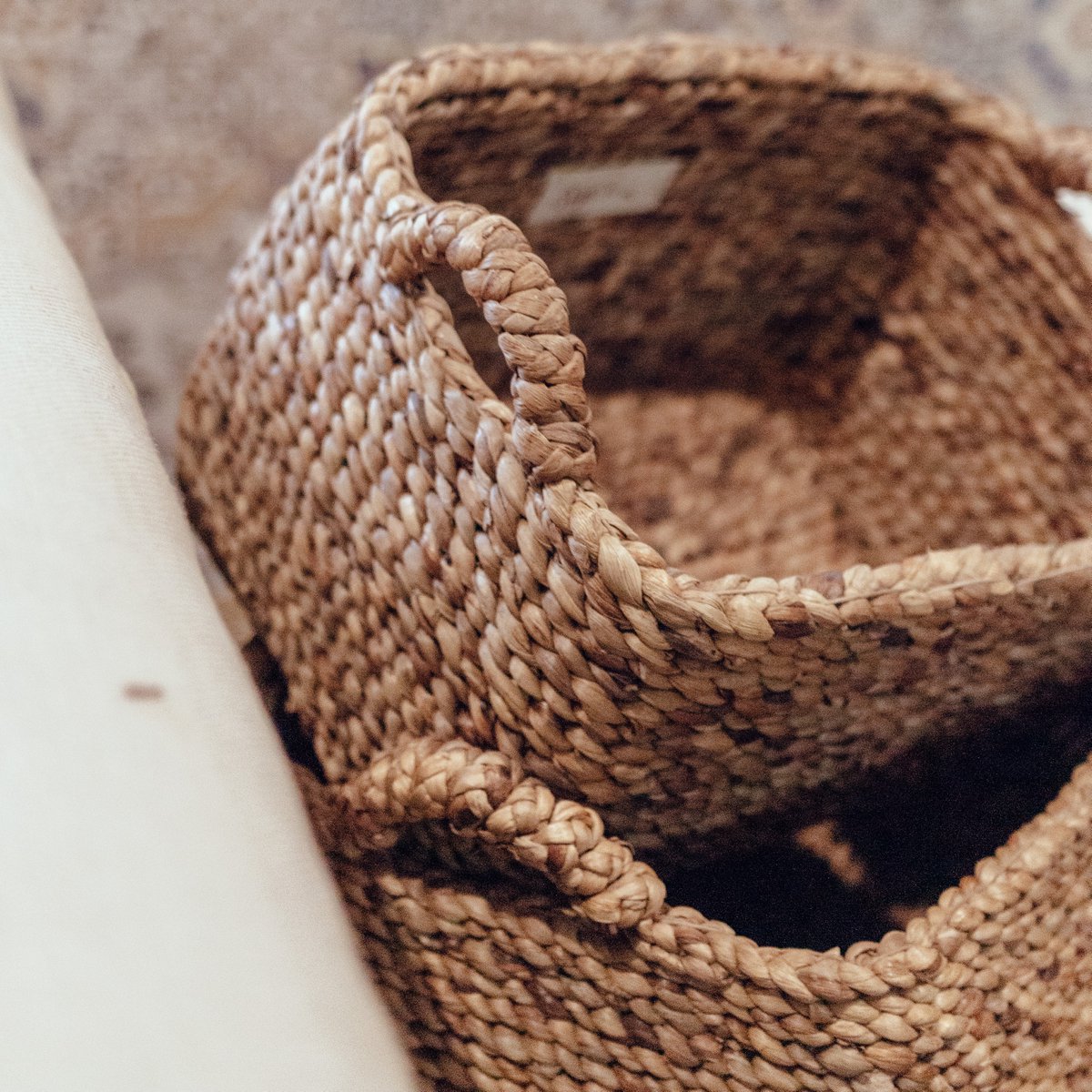 Storage Basket TANIMBAR made from Water Hyacinth