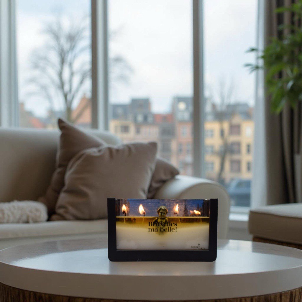 Bougie parfumée, Escapade à Bruxelles