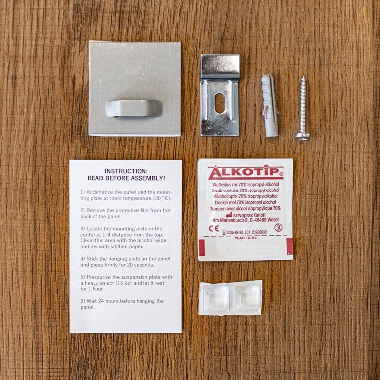 Material de montaje del círculo de pared