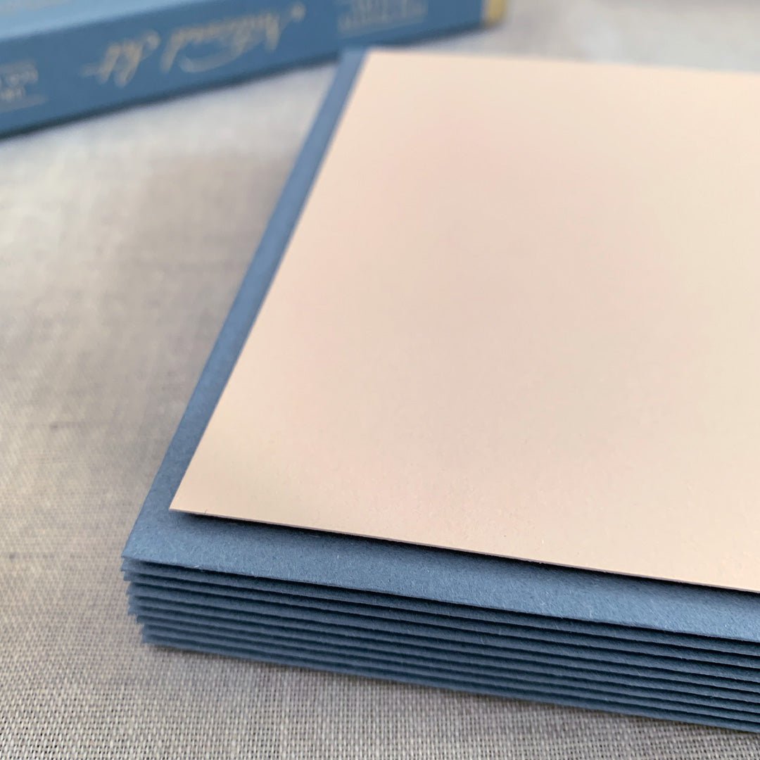 Notecard Set / Blanko / Pale Blush / Sustainable