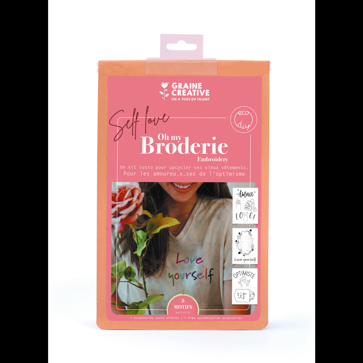 SELBSTLIEBE-OUTFIT-STICKKIT 165 x 240 x 50 mm – mit Zauberpapier