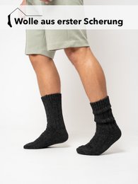 1 par uldsokker 100% "jomfru uld"