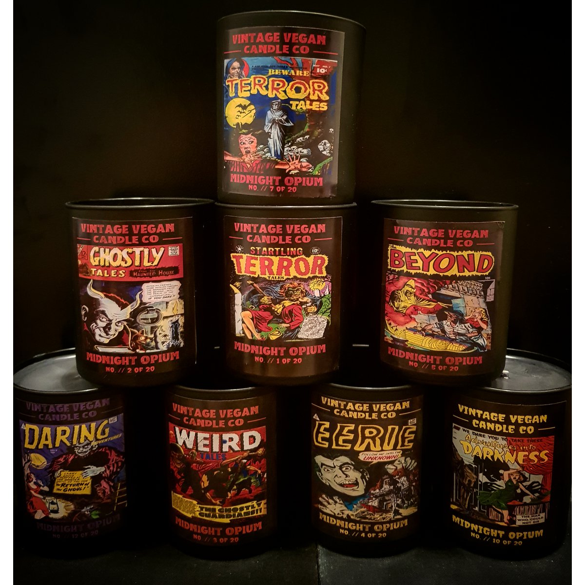 Halloween Comic Candle Vintage Vegan 200ml