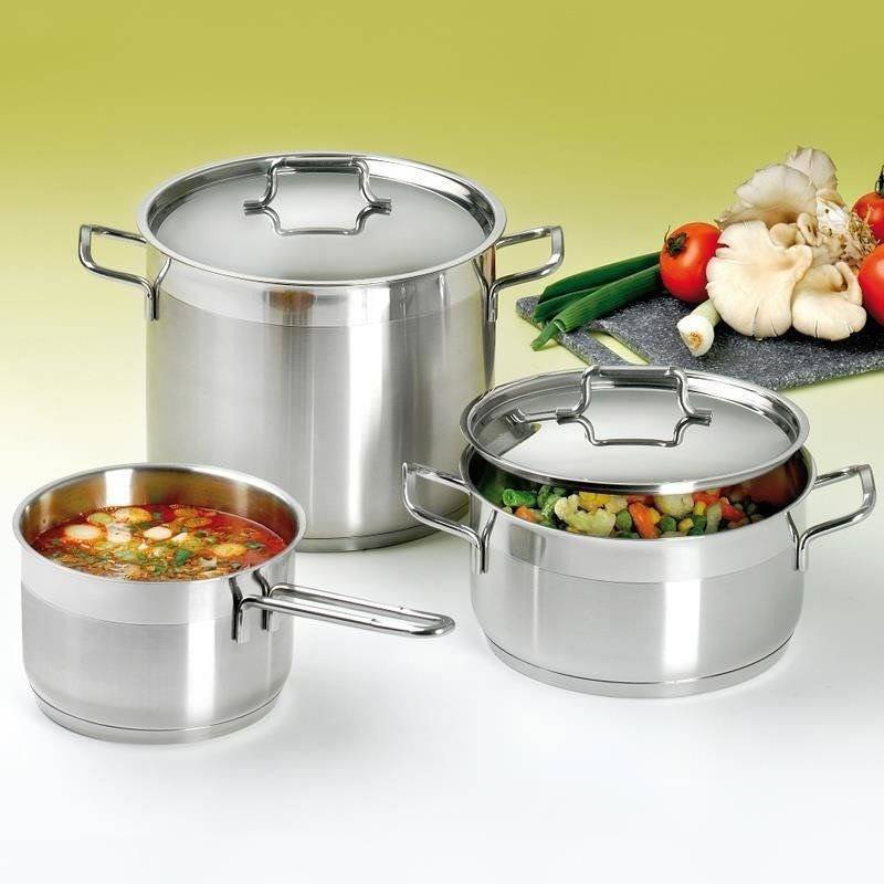 Potstaal met deksel anett 16 cm, 2,3 l