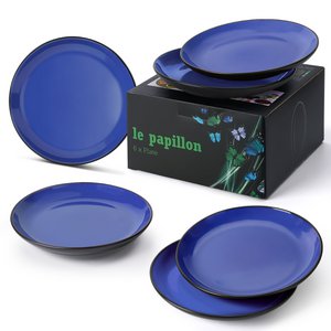 MIAMIO - Teller Set - The Butterfly Kollektion (Blau/klein)