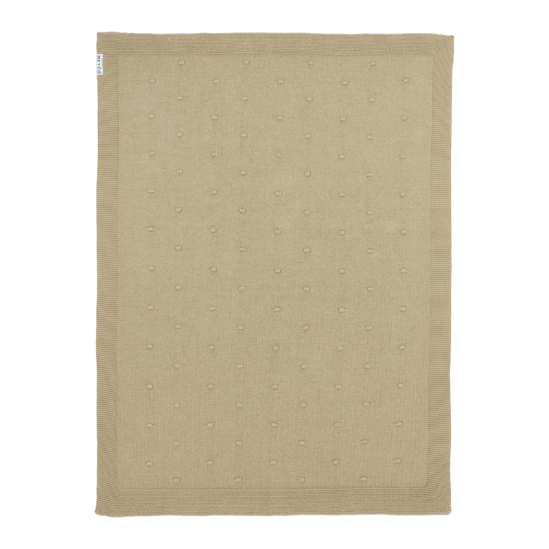 Deken Mini Knots Sand 100x150cm
