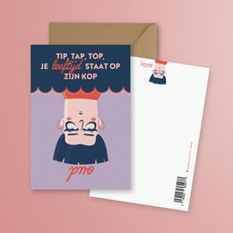 Sarcazy Tip Tap Top fødselsdagskort