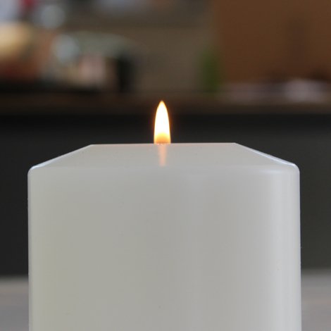 Sin! Teelichthalter Dauerkerze Classic warmweiß ∅ 8 cm