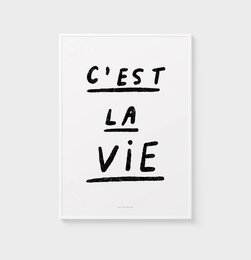 A5 Quote Wall Art Print | C'est la vie
