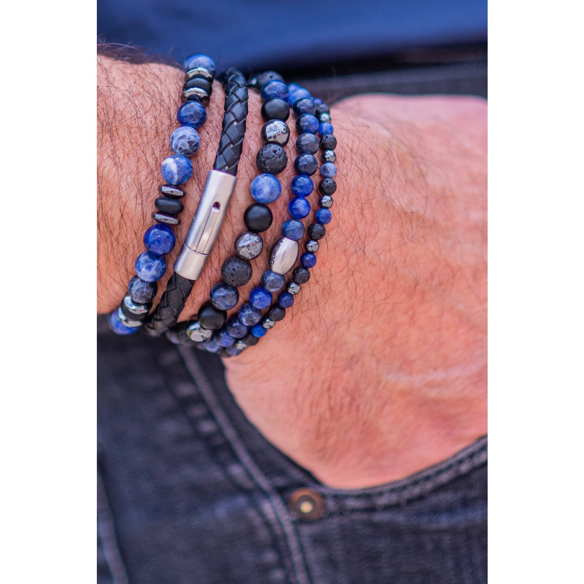Nane mix blauw en zwart