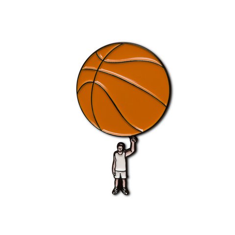 Emaille Pin "Basketbal"